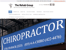 Tablet Screenshot of abronxchiropractor.com